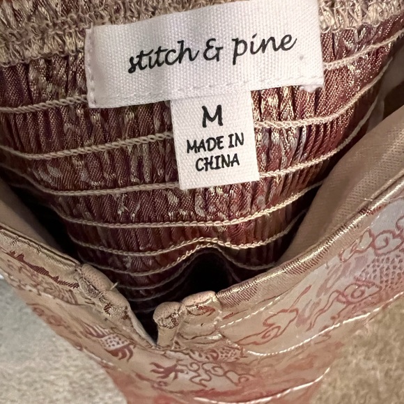 Stitch & Pine Slip Dragon Dress Size M Brand New Midi Length Bustier Top - Picture 3 of 3
